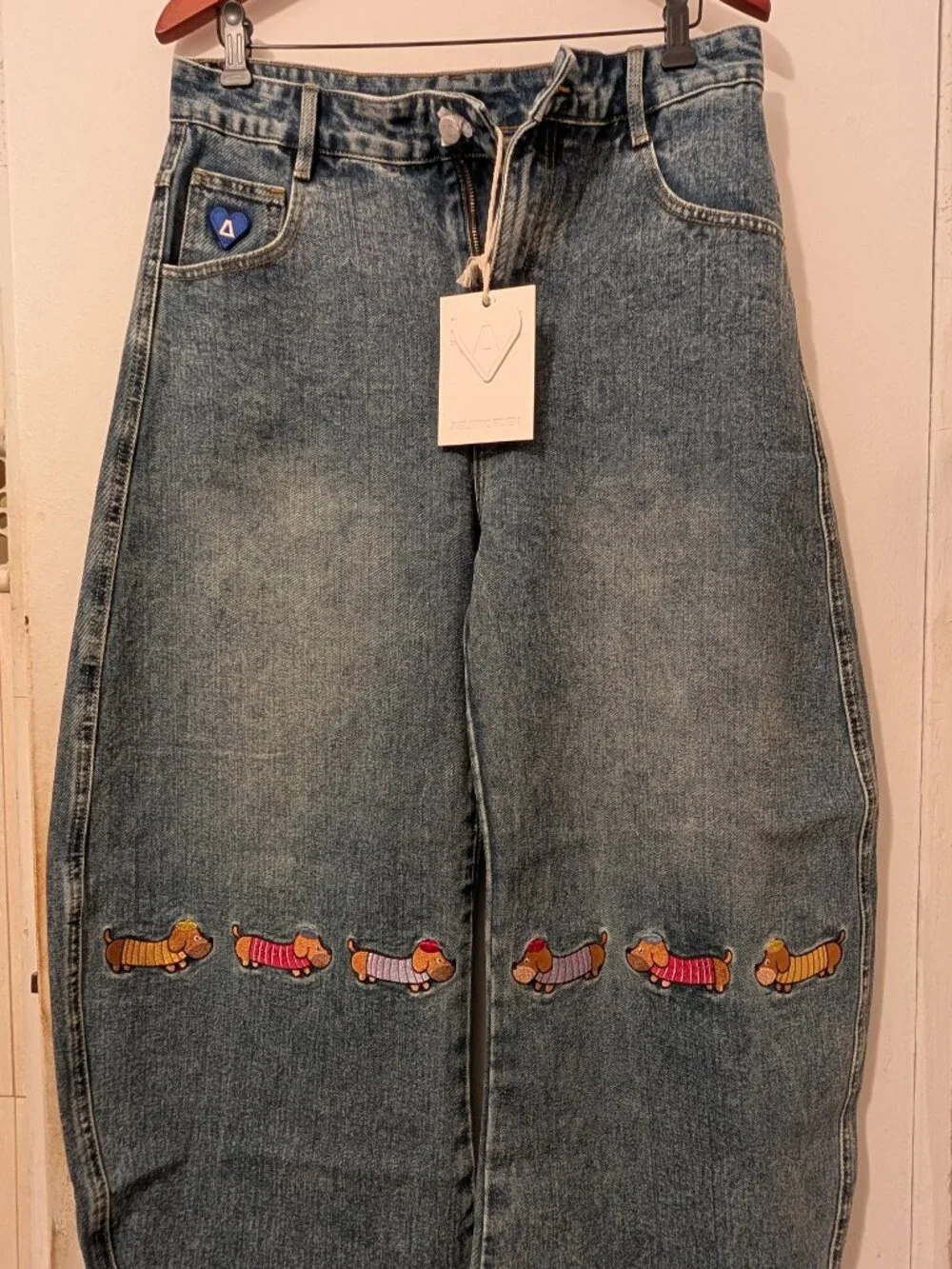 Aelfric Eden Baggy Barrel Dog Jeans - Picture 7 of 8